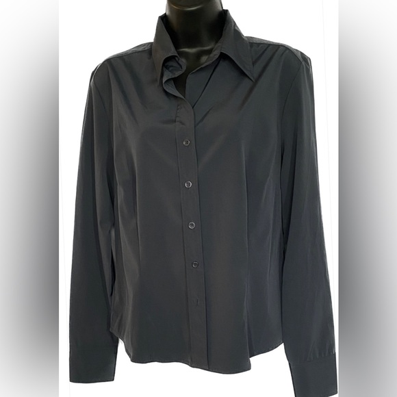 Denver Hayes Tops - Denver Hayes INDIGO Dress Blouse, M Summer Sale